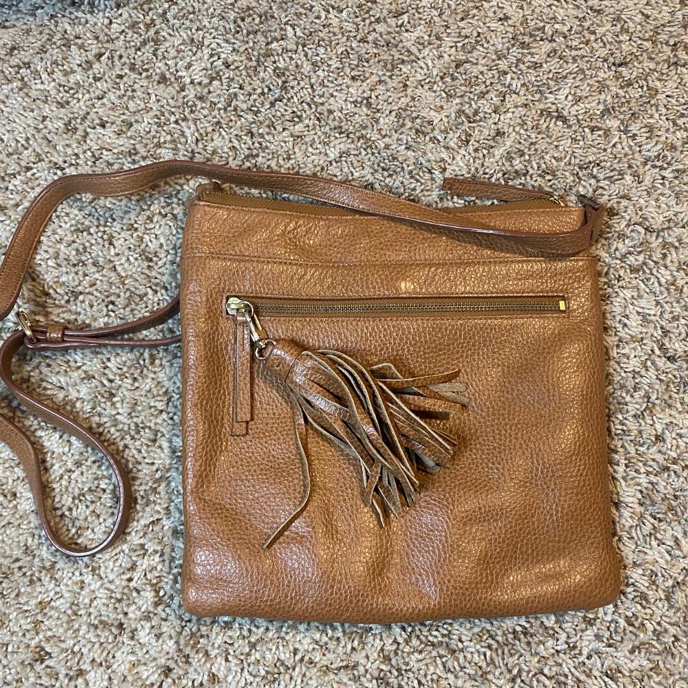 Brown crossbody bag